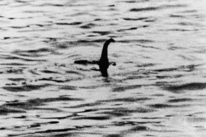 first photo of the Loch Ness Monster